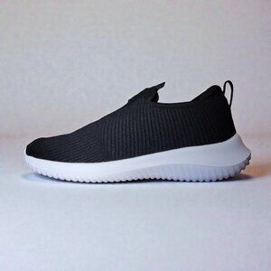 STQ Kids Black Slip-on Walking Sneakers